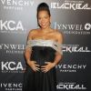 Alicia Keys (robe Givenchy), enceinte, lors du "The Black Ball" à New York, le 30 octobre 2014. 