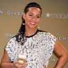 Alicia Keys lors du lancement du nouveau parfum Dahlia Divin de Givenchy à New York, le 2 septembre 2014.