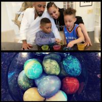 Alicia Keys : Atelier peinture avec Swizz Beatz et leurs fils Egypt et Kasseem