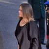 Camille Gottlieb, fille de la princesse Stéphanie de Monaco, arrivant pour la messe à la mémoire du prince Rainier III pour le dixième anniversaire de sa mort, en la cathédrale de Monaco le 7 avril 2015