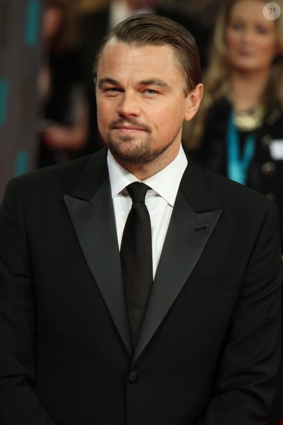 Leonardo DiCaprio à la cérémonie des Bafta Awards à Londres, le 16 février 2014. 
