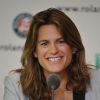 Amelie Mauresmo annonce qu'elle devient la nouvelle coach d'Andy Murray à Paris le 8 juin 2014.
