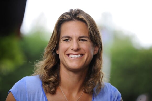 Amélie Mauresmo au stade Arthur Ashe de Flushing Meadows à New York le 3 septembre 2013