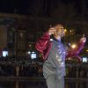 Kanye West en concert au lac Swan, à Erevan. Le 12 avril 2015.