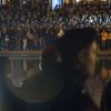 Kanye West en concert au lac Swan, à Erevan. Le 12 avril 2015.