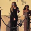 Exclusif - Khloé Kardashian et son amie Malika Haqq à Miami, le 2 avril 2015.