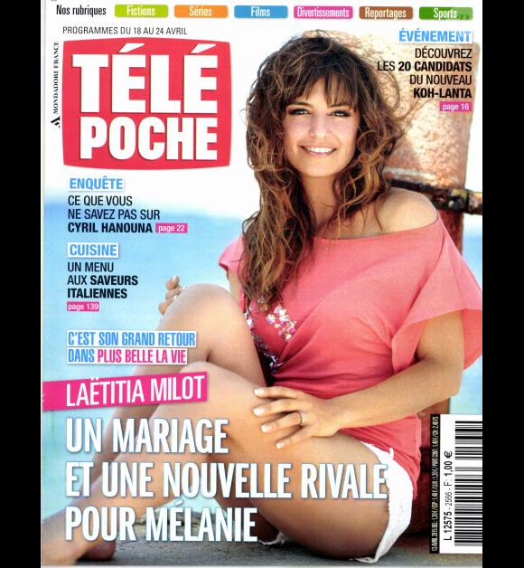 Magazine Télé Poche en kiosques le 13 avril 2015.