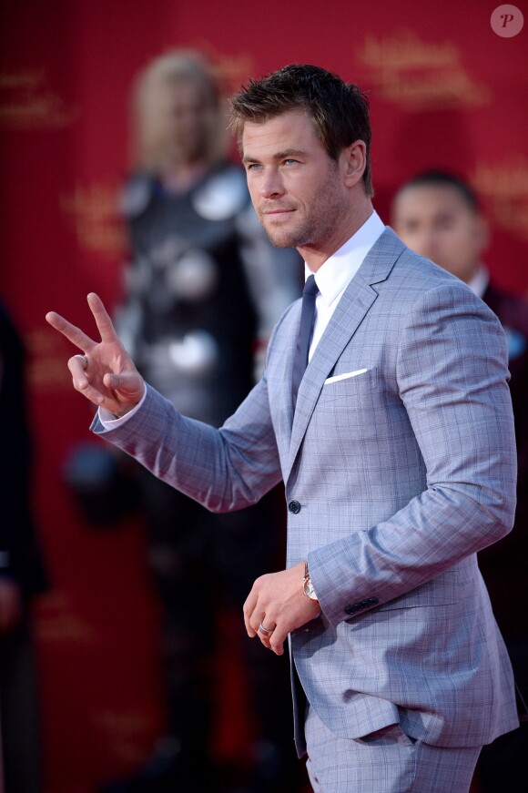 Chris Hemsworth lors de la première d'Avengers: Age Of Ultron (L'ère d'Ultron) au Dolby Theatre à Los Angeles, le 13 avril 2015.