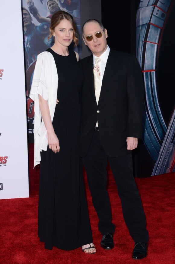 Leslie Stefanson et James Spader lors de la première d'Avengers: Age Of Ultron (L'ère d'Ultron) au Dolby Theatre à Los Angeles, le 13 avril 2015.