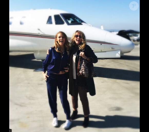 Blake Lively et sa mère sur Instagram, le 13 avril 2015