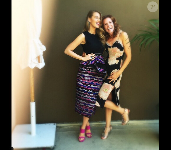 Blake Lively et sa soeur Robyn sur Instagram, le 13 avril 2015