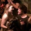 Le chanteur Louis Tomlinson, de One Direction, a passé la soirée au Club Liv, à Manchester, le 12 avril 2015