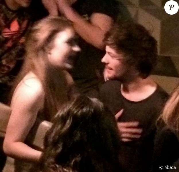 Le chanteur Louis Tomlinson, de One Direction, a passé la soirée au Club Liv, à Manchester, le 12 avril 2015