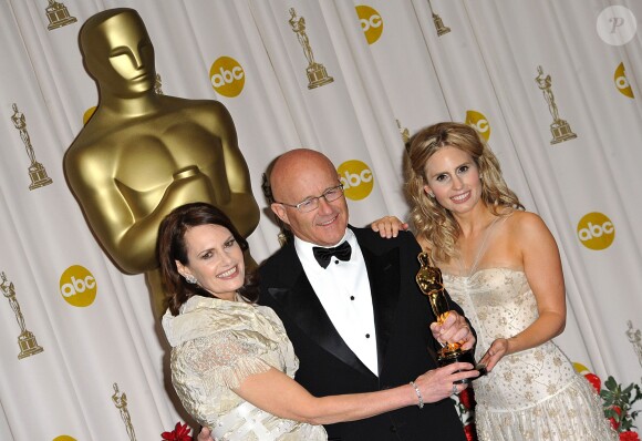 Sally Bell, Kim Ledger et Kate Ledger lors des Oscars 2009
