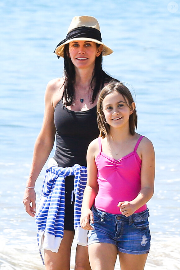Courteney Cox et sa fille Coco à Los Angeles, le 16 mars 2014.