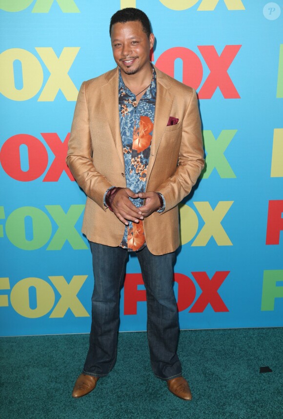 Terrence Howard - People à la soirée organisée par la Fox pour présenter ses principaux nouveaux programmes à New York, le 12 mai 2014. 