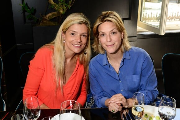 Exclusif - Chloé Bolloré, Ségolène Wacrenier - Déjeuner de "Blondes" au restaurant Victoria 1836 à Paris, le 14 avril 2015.