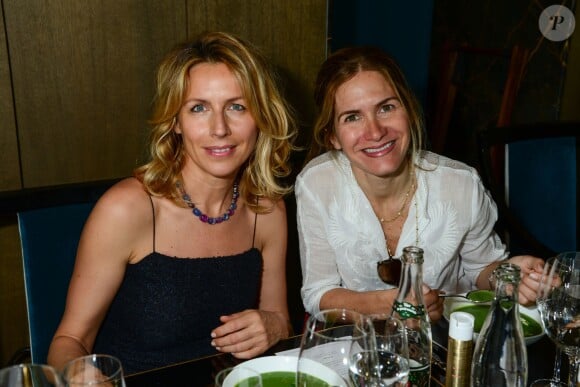 Exclusif - Florence Benhamou, Paula Obligi - Déjeuner de "Blondes" au restaurant Victoria 1836 à Paris, le 14 avril 2015.