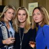 Exclusif - Vanessa Pinoncely, Victoire de Margerie, Delphine Manivet - Déjeuner de "Blondes" au restaurant Victoria 1836 à Paris, le 14 avril 2015.