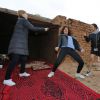Exclusif - Annabelle Milot, Laurence Roustandjee et Aïda Touihri - Le célèbre chef tropézien Christophe Leroy a organisé à Marrakech un week-end de fête pour la pose de la première pierre de son école de cuisine franco-marocaine dans son hôtel restaurant le "Jardin d'Ines" à Marrakech au Maroc le 11 avril 2015.