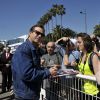 L'acteur américain Bill Paxton lors du photocall de la série "Texas Rising" dans le cadre du MIPTV 2015 à Cannes le 13 avril 2015 qui se déroule au Palais des Festivals du 13 au 16 mai. 