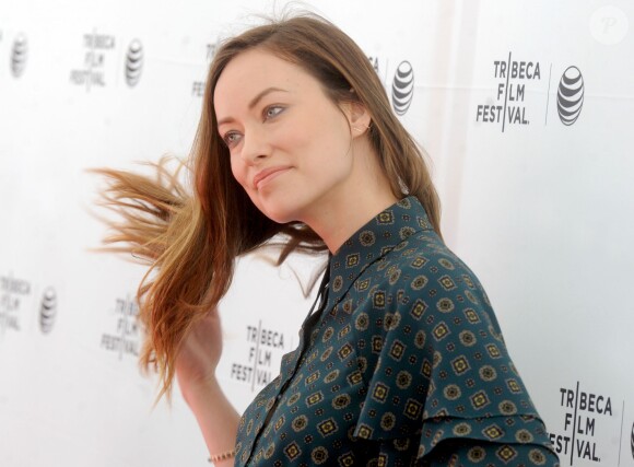 Olivia Wide au Tribeca Film Festival à New York le 16 avril 2015.