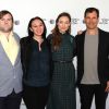 Matthew Parker, Carley Hugo, Olivia Wilde et Alex Orlovsky au Tribeca Film Festival à New York le 16 avril 2015.