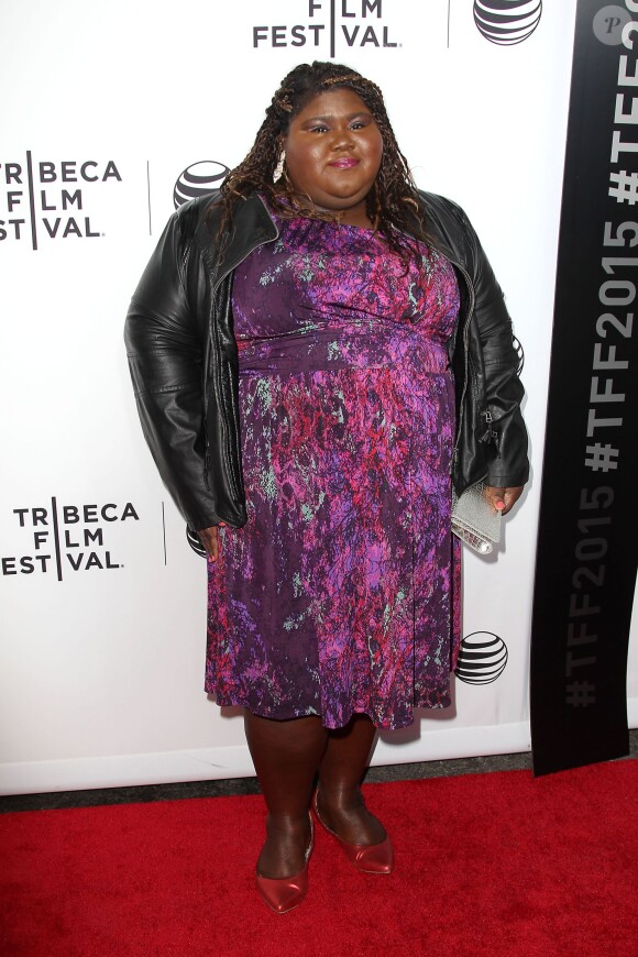 Gabourey Sidibe au Tribeca Film Festival à New York le 15 avril 2015.