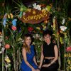 Karima Charni et sa soeur Hedia Charni - Soirée Villa Schweppes chez Maxim's à Paris, le 16 avril 2015.