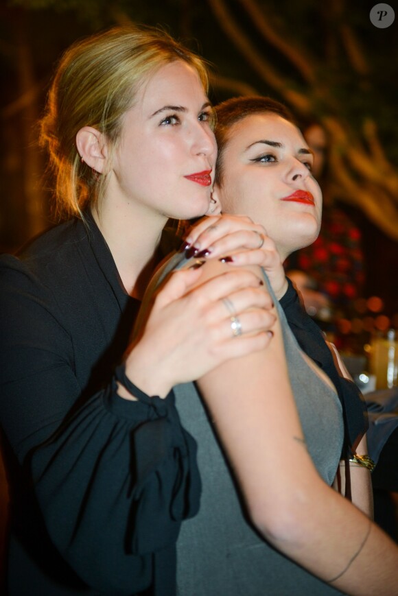 Scout Willis et sa soeur Tallulah Willis lors du dîner Music x Garnier dans un lieu privé à Los angeles, le 15 avril 2015