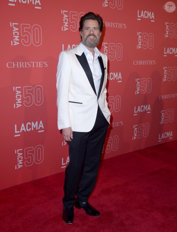 Jim Carrey au 50ème gala d'anniversaire du LACMA à Los Angeles, le 18 avril 2015
