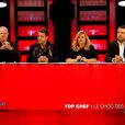 Le jury de  Top Chef : le choc des champions , composé de Philippe Etchebest, Michel Sarran, Hélène Darroze et Jean-François Piège.    