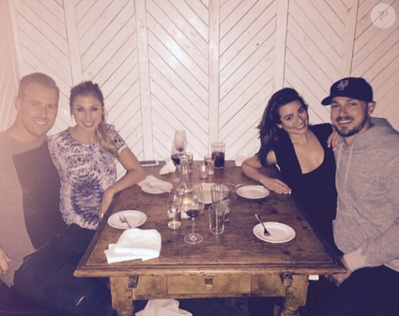 Lea Michele fête le premier anniversaire de sa rencontre avec Matthew Paetz, son petit-ami actuel. Le 19 avril 2015 sur Instagram
