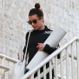 Exclusif - Lea Michele et son petit-ami Matthew Paetz &agrave; la sortie de leur cours de yoga &agrave; Los Angeles, le 5 mars 2015. 