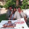 bernard Montiel, Maïté, Camille Casabianca à Saint Tropez le 10 juillet 1995 