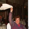 Maïté à la soirée Monaco aide et présence, au Metropole palace, le 26 mars 1996