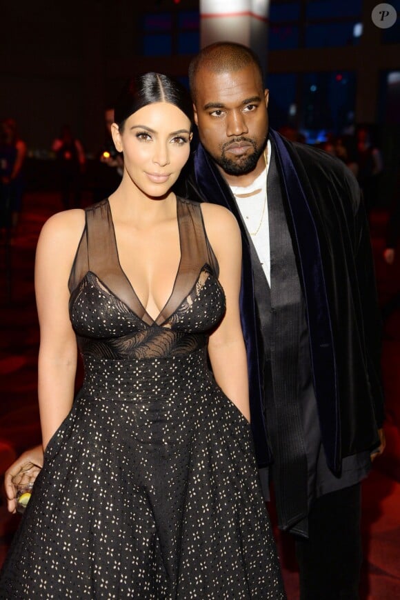 Kim Kardashian et Kanye West assistent au gala TIME 100 du magazine Time, au Frederick P. Rose Hall. New York, le 21 avril 2015.