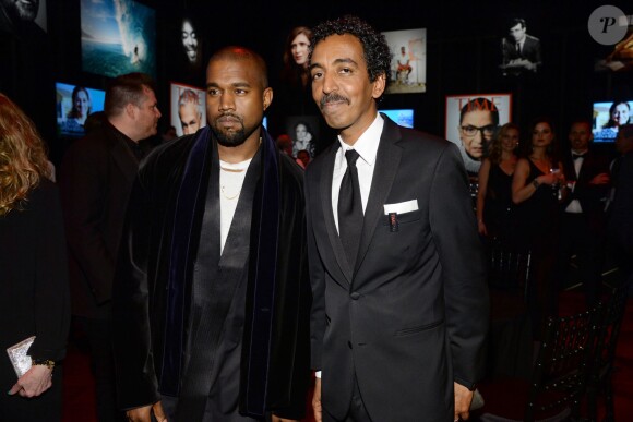 Kanye West et Mustafa Hassan assistent au gala TIME 100 du magazine Time, au Frederick P. Rose Hall. New York, le 21 avril 2015.