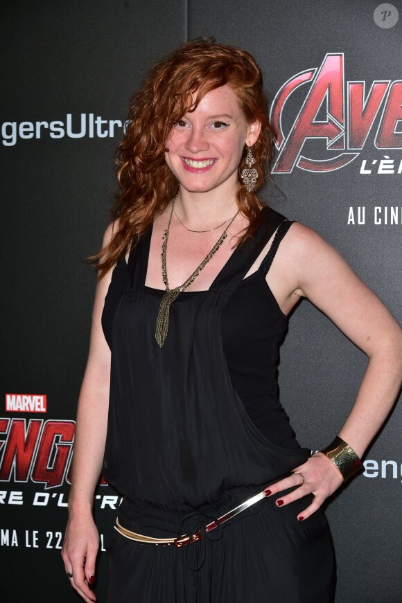 Emji (Nouvelle Star 2015) - Avant-première du film "Avengers : L'ère d'Ultron" au cinéma UGC Normandie à Paris, le 21 avril 2015. 