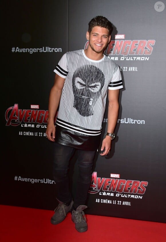 Rayane Bensetti - Avant-première du film "Avengers : L'ère d'Ultron" au cinéma UGC Normandie à Paris, le 21 avril 2015. 