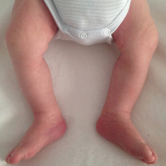 Maya Lauqué a posté une photo de son bébé, le 21 avril 2015