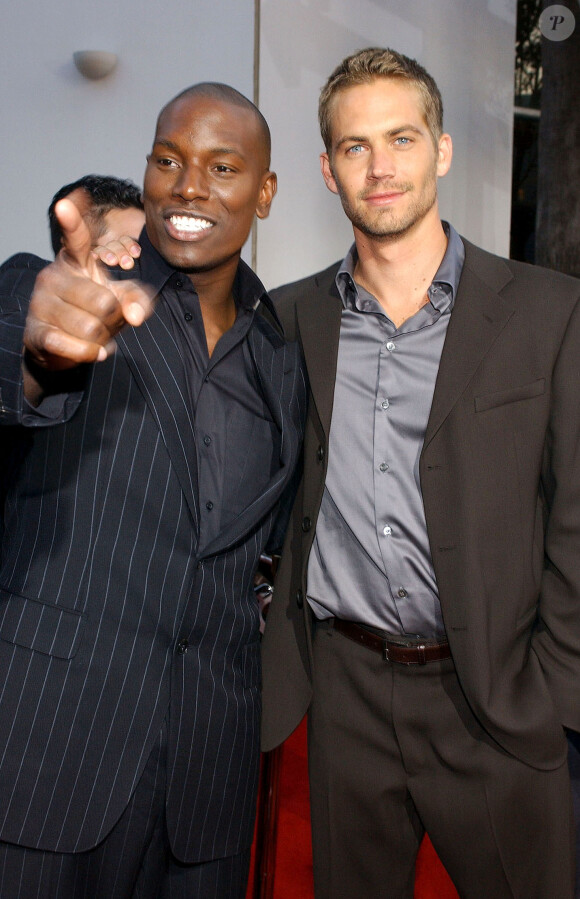 Tyrese et Paul Walker à la première de 2 Fast 2 Furious à Universal Studios en juin 2003.
