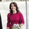 La princesse Mary de Danemark lors du lancement du prix Research Day and Communication Award à l'université de technologie du Danemark à Lyngby, le 23 avril 2015