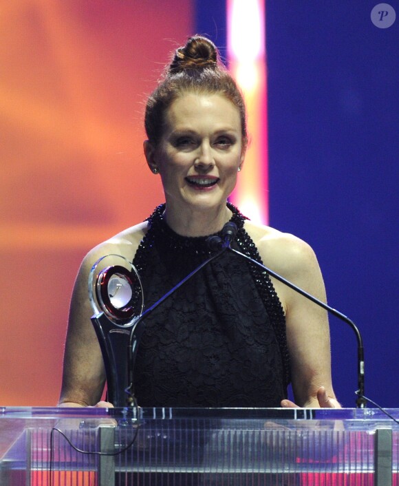 Julianne Moore reçoit le Vanguard Awards aux CinemaCon Big Screen Achievement Awards 2015, au Caesars Palace. Las Vegas, le 23 avril 2015.