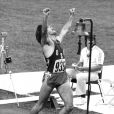  Bruce Jenner aux Jeux Olympiques de Montr&eacute;al, en juillet 1976. 