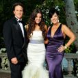  Bruce Jenner, Khlo&eacute; Kardashian et Kris Jenner au mariage de Khlo&eacute; et Lamar Odom. Santa Monica, septembre 2009. 