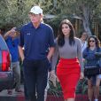 Bruce Jenner et Kim Kardashian à Los Angeles, le 20 octobre 2014.