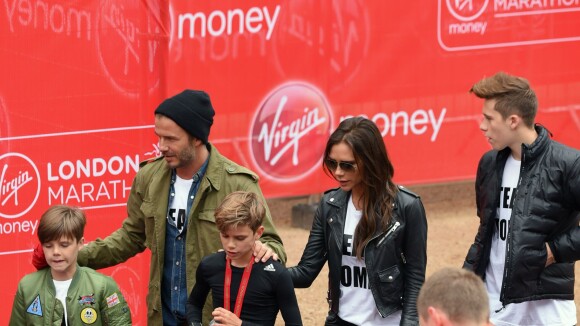 David et Victoria Beckham : En famille pour soutenir leur Romeo en plein effort