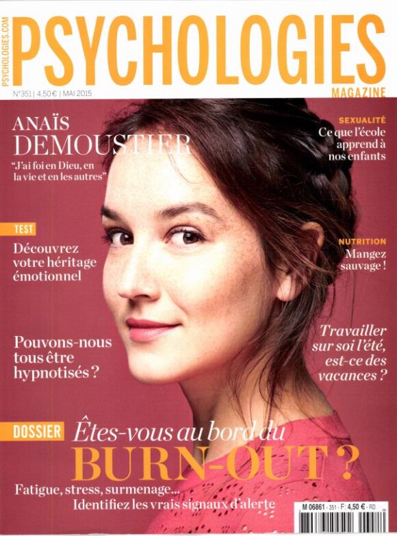 Le magazine Psychologies du mois de mai 2015