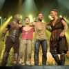 Exclusif - Marc-Antoine, Sacha Tran, M. Pokora et Nyco Lilliu - Dernière représentation de la comédie musicale Robin Des Bois au Zénith d'Orléans. Le 29 juin 2014.